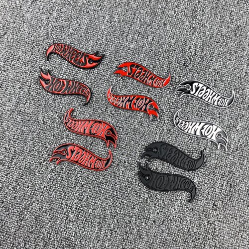 立体装饰HOTWHEELS风火轮车标车身金属贴高档叶子板侧标车尾标贴