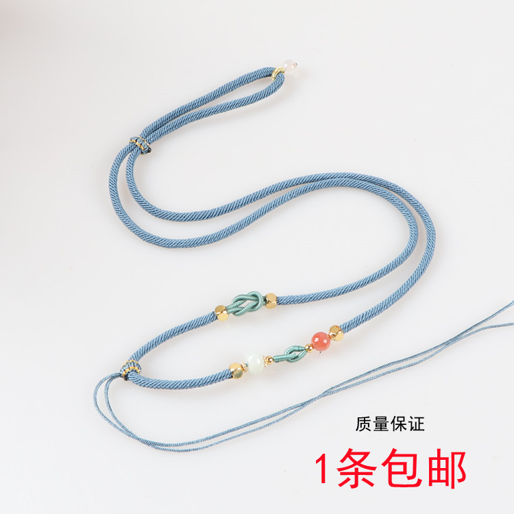 手工编织黄金挂坠项链绳测试推荐