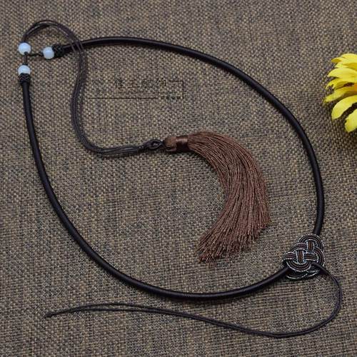 新款玉绳颈圈手编绳中国结吊坠绳