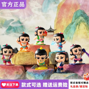 新品toptoy葫芦娃盲盒神力降妖系列童年记忆潮玩周边桌面摆件礼物