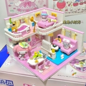 适用乐高女孩子系列别墅房子公主城堡儿童益智6拼装 8玩具10岁以上