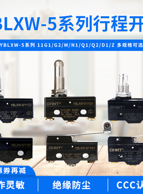 正泰行程开关YBLXW-5/11G2 M N1 Q1TM/CM滚轮微动接近限位器Z-15G