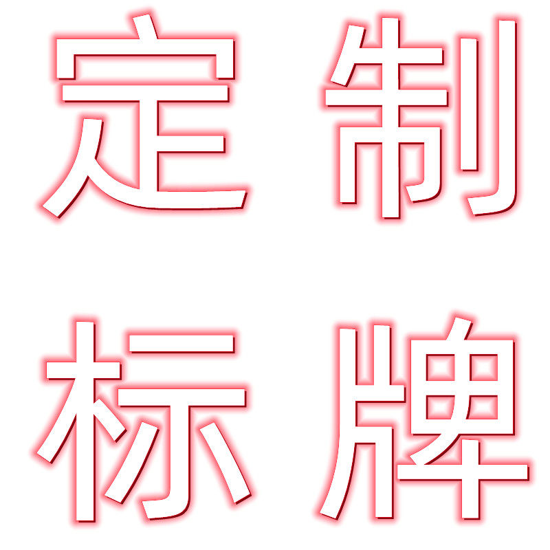 定制保安作训服工作服教官服救援服魔术贴背贴标牌标志印反光字