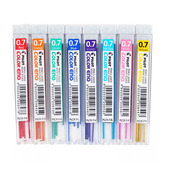 彩色 Eno自动铅笔替芯 0.7mm可擦干净 日本百乐Color 昔酒011推荐