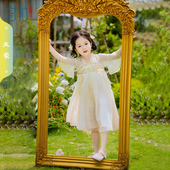 儿童短袖 乌扣.玉棠 超仙襦裙古风连衣裙夏装 薄款 襦裙 汉服女童夏季