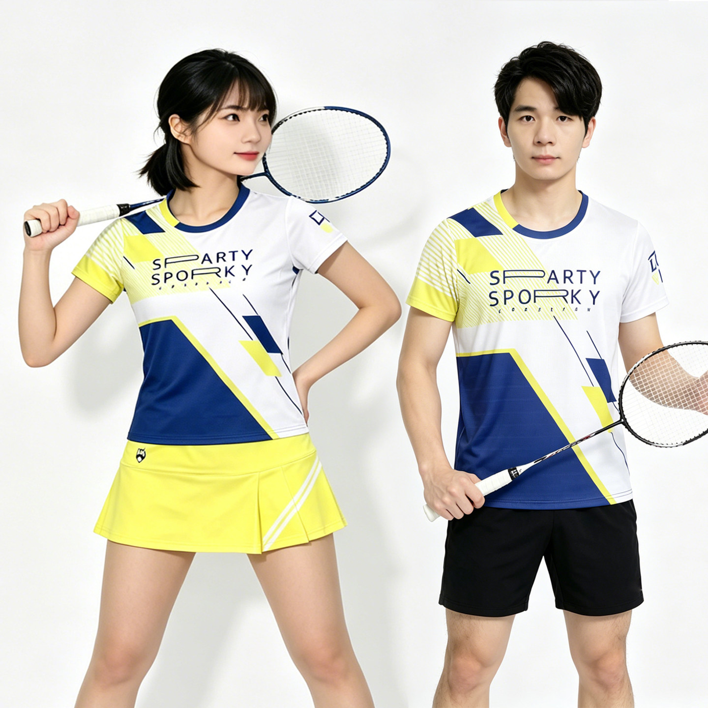 高端羽毛球服女运动套装速干专业球衣男款2026新款定制春夏季短袖