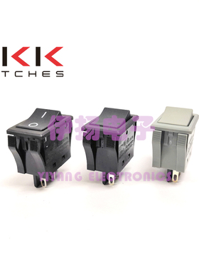 日本NKK进口船型开关 JW-M11 2脚2档电源开关 10A 27X18 黑灰可选