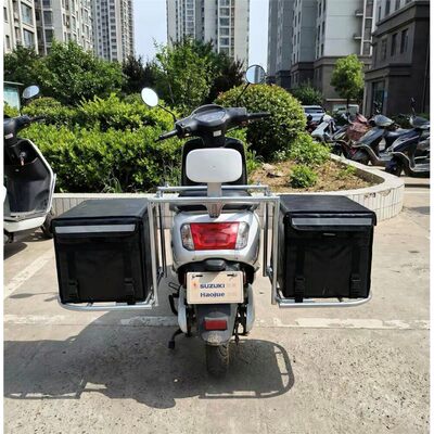电动摩托车可折叠伸缩多功能货架