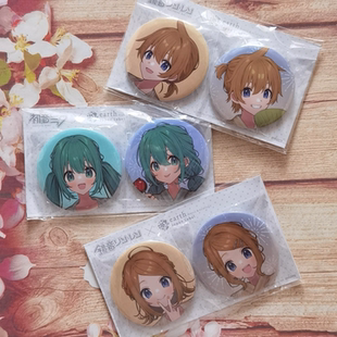 len rin earth浴衣和服苹果糖吧唧 官谷徽章镜音铃连 初音未来正版