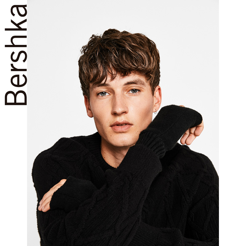 Gants pour homme BERSHKA en de laine - Ref 2782375 Image 1