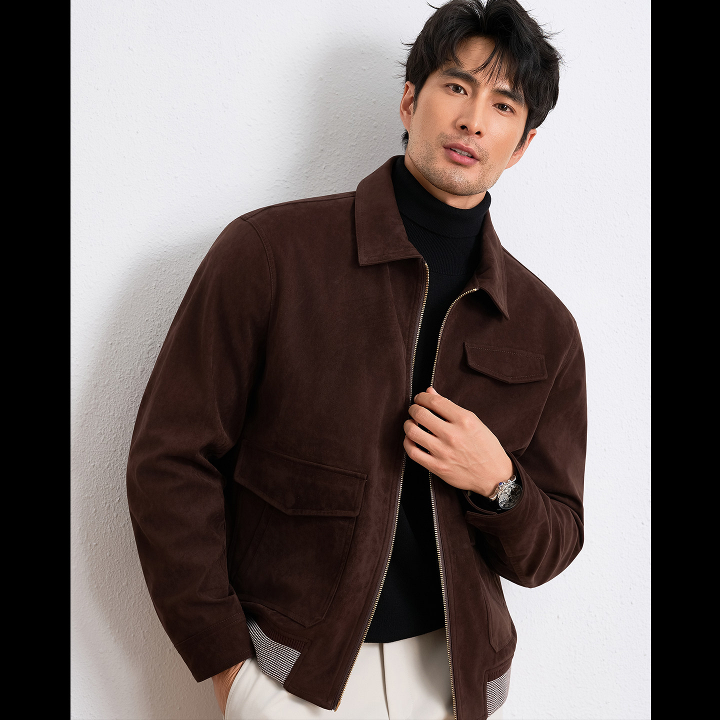 豺狼的日子小雀斑同款皮衣中年男皮衣2025秋冬季皮夹克老钱风外套,男装,皮衣,淘宝优惠券,粉丝福利购,淘宝优惠卷