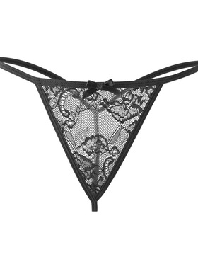 一根线性感镂空蕾丝细带丁字裤女低腰超薄透明诱惑内裤瑜伽T裤