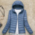 Gray Blue Hooded
