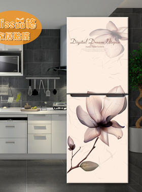 可移除冰箱贴包邮自粘冰箱贴定制创意翻新贴冰箱贴膜防水贴画h004