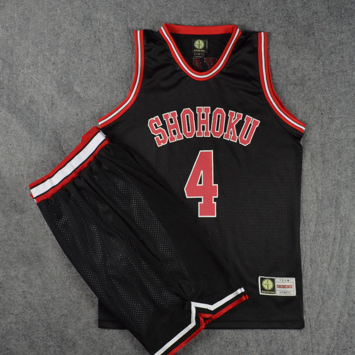 湘北背心黑色篮球服套装