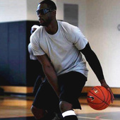 排汗速干t恤男夏韦德 男 短袖 篮球运动训练tee 跑步健身功能面料