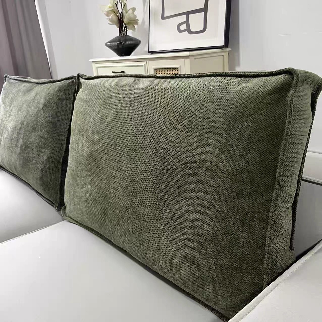 色织加厚床头沙发大靠背套软包防撞靠背榻榻米飘窗护腰靠垫可拆洗,居家布艺,床头靠垫,淘宝优惠券,粉丝福利购,淘宝优惠卷