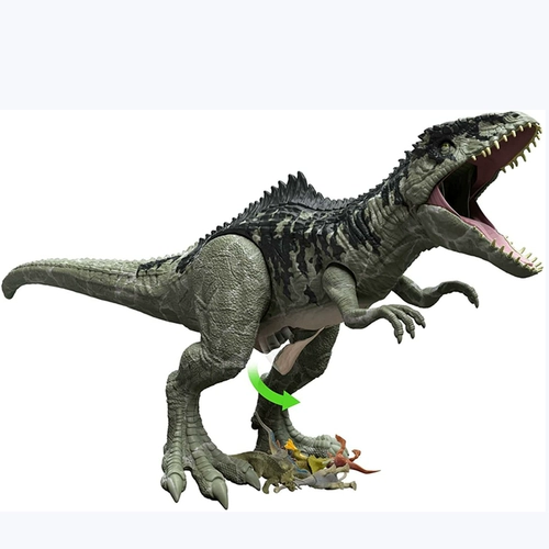 Mattel, большой олимпийский динозавр со светомузыкой, игрушка для мальчиков, мир юрского периода, тираннозавр Рекс