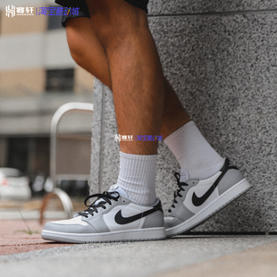 Air Jordan 1 Low OG白灰黑AJ1低帮复古休闲运动鞋CZ0790-110