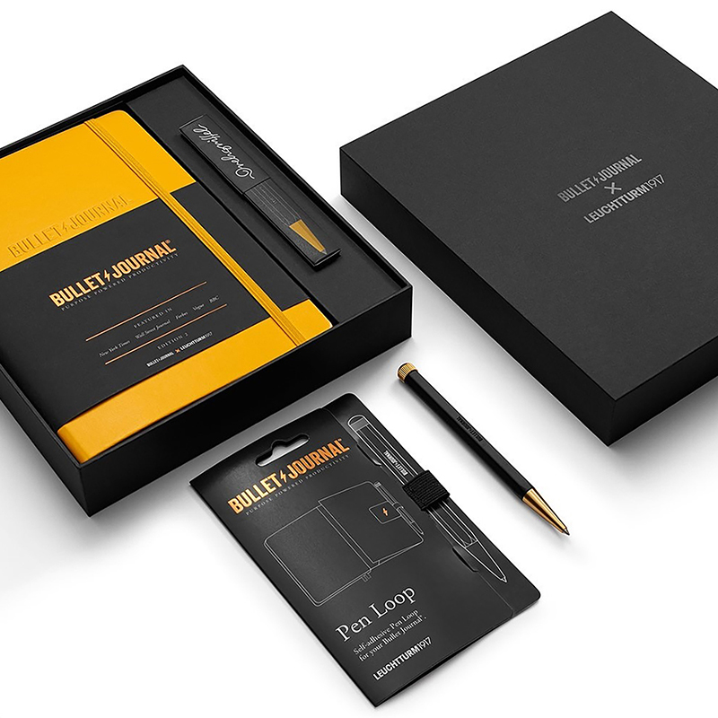 灯塔子弹笔记本套装圆珠笔A5