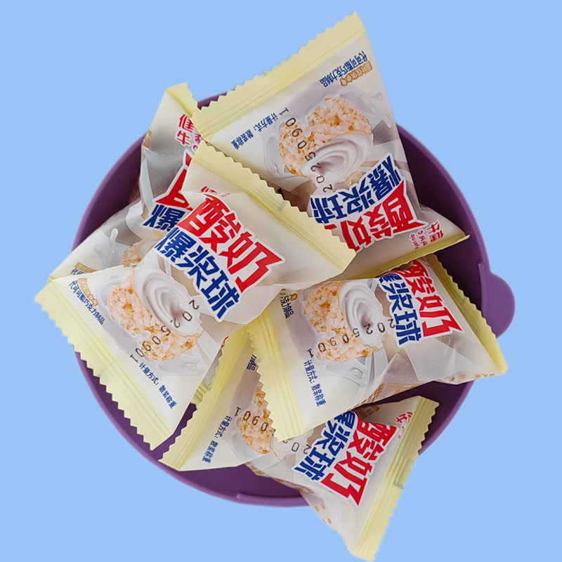 健牛燕麦酸奶球代可可脂巧克力制品脆皮独立包装零食旅游追剧加班