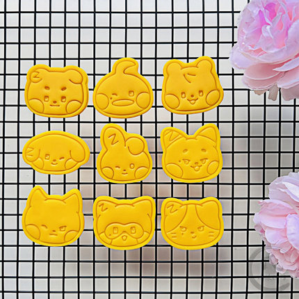 ZB1 ZEROBASEONE X LINE 章昊Ricky成韩彬家用烘焙饼干模具