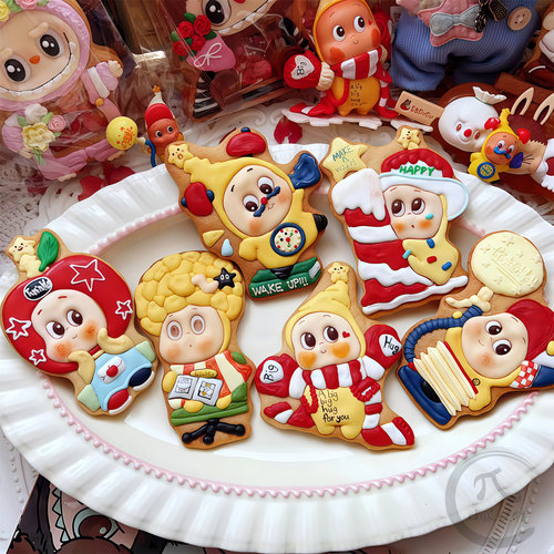 伊果老师万圣节星星人糖霜饼干模具家用DIY曲奇印模工具泡泡玛特