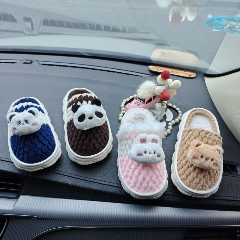 手工勾毛线棉拖鞋儿童云朵鞋底勾鞋小孩专用防滑diy泡沫软底冬季