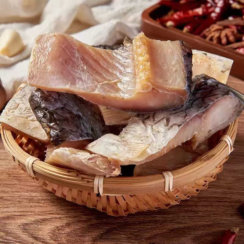 正宗绍兴螺丝青青鱼干浙江土特产安昌风干腊鱼500G包邮