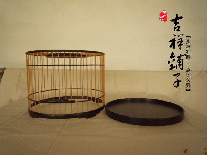 吉祥铺子 鸟笼 北京老竹圆笼 乌木圈 颠颏鸟笼 金青笼 活底|ruв категории животное/Животное питание и принадлежностей, птиц и принадлежностей, клетка - от Buy2taobao.com для оказания профессиональной услуги покупки агента Taobao