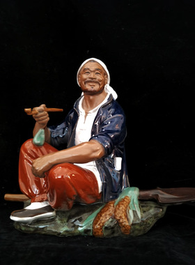 陶瓷丰收开业礼品前台工艺摆设