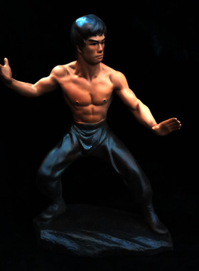 李小龙功夫武馆中式风石湾陶瓷