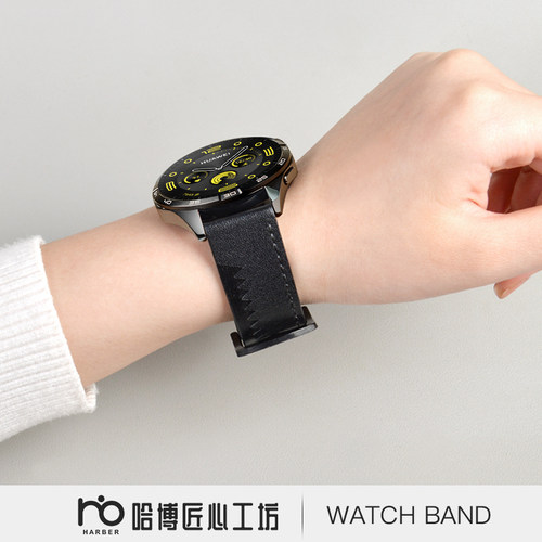 watch4pro表带新款真皮22mm通用