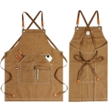 Чай с молоком, фартук, водонепроницаемая джинсовая ткань для коммерческого использования для гостиной для работы, делается под заказ, с печатью вашего логотипа