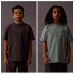 正品 T恤儿童装 FEAR GOD复线Essentials短袖 FOG宽松潮牌夏 童装