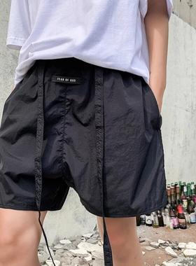 FOG第六季Fear of god梭织6TH飘带沙滩运动短裤尼龙高街男女潮牌