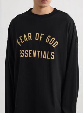FOG正品FEAR OF GOD复线ESSENTIALS潮牌24FALL春秋宽松长袖T恤男