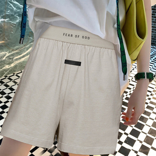 新款 GOD主线第七季 休闲短裤 家居宽松纯色裤 FEAR 子男女FOG夏季