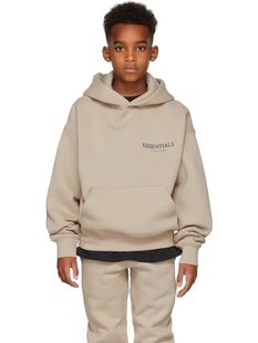 FOG帽衫 ESSENTIALS儿童反光字母连帽套装 卫衣宽松加绒外套正品