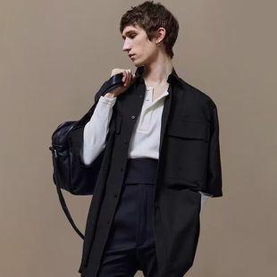 GOD高级感工装 口袋短袖 衬衫 潮流宽松衬衣 正品 美式 FOG主线FEAR