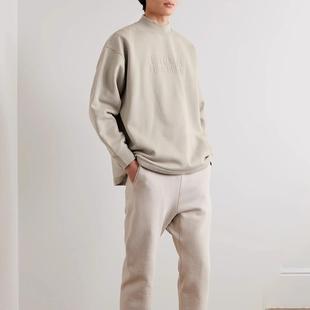 ESSENTAILS美式 FOG GOD 潮牌高街加绒宽松圆领情侣卫衣男 FEAR