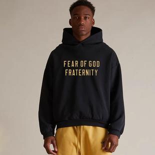 FOG复线ESSENTIALS潮牌新款 GOD 24FALL加绒连帽卫衣男女 FEAR