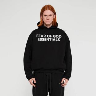 GOD复线ESSENTIALS毛巾绣字母卫衣 FOG秋冬重磅加绒连帽衫 FEAR