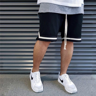 FOG GOD 第五季 主线网眼高街篮球运动宽松短裤 FEAR 男潮五分裤