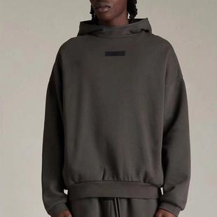 GOD复线ESSENTIALS潮牌皮标连帽衫 FOG 加绒卫衣FEAR 24SS新款