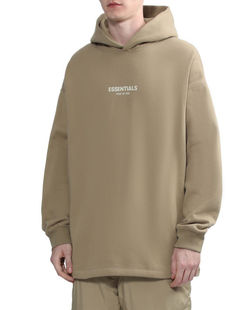 GOD复线ESSENTIALS植绒小标连帽卫衣高街帽衫 男女潮 FEAR FOG