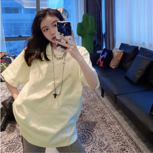 男女高街潮牌 GOD主线T恤FOG纯色反穿宽松潮流圆领短袖 FEAR