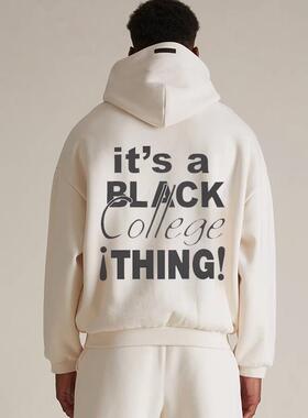 24FALL新款FEAR OF GOD加绒卫衣FOG复线ESSENTIALS潮牌秋冬连帽衫