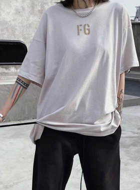 FOG FEAR OF GOD富贵FG第七季主线男女高街短袖t恤宽松潮流大码