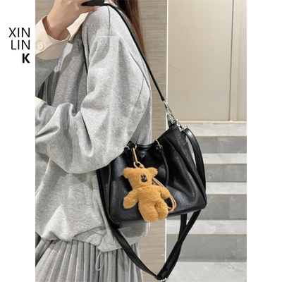 xinlink简约百搭小tote手提包2025秋冬新款韩版高级感斜挎单肩包